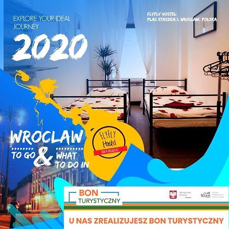 Flyfly Hostel , Darmowy Parking , Rezerwuj Przez Urzadzenia Mobilne -10 Procent Wrocław Exterior foto